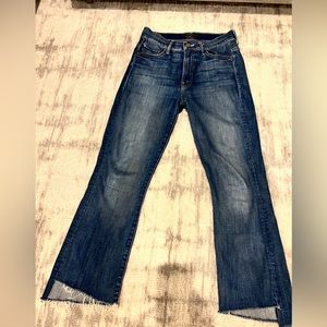 Mother - The Insider Crop Step Fray size 26